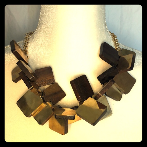 Gold Foil Necklace Saks 